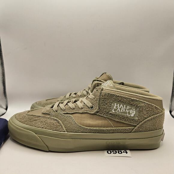 VANS OTW HALF CAB MEN\'S 10.5 REISSUE 33 TAN GREEN RARE NWOB main image 3